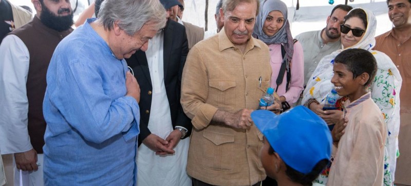 UN chief sees ‘great heights’ of human endurance and heroism amid ‘climate carnage’ in Pakistan