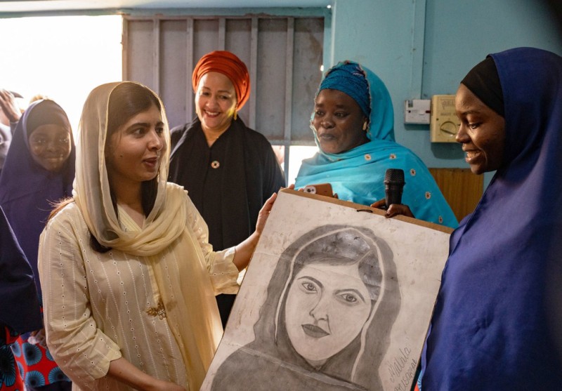 In Nigeria, UN deputy chief and Malala champion girls’ right to education