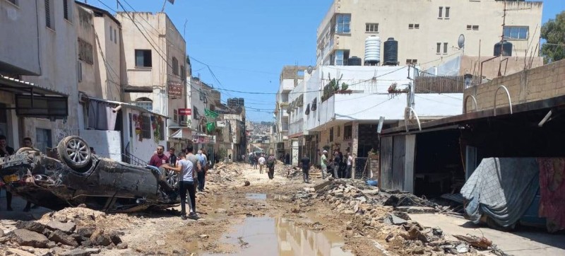 UN and partners visit severely damaged Jenin Refugee Camp