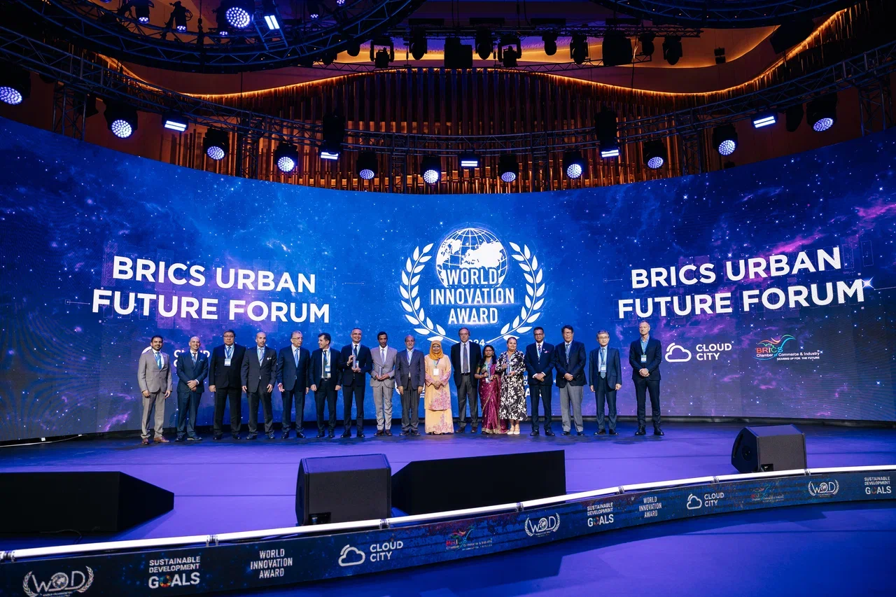 Mayors and ministers of BRICS cities honoured at the World Innovation Award