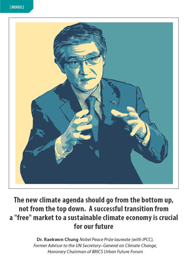 Dr. Raekwon Chung: "The new climate agenda should go from the bottom up, not from the top down. A successful transition from a "free" market to a sustainable climate economy is crucial for our future."