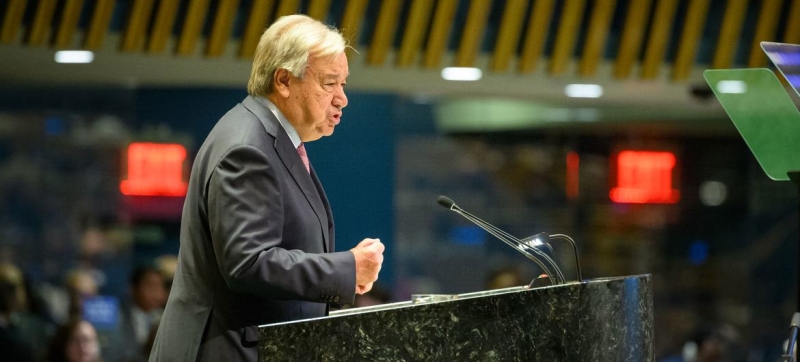 In New Year’s Message, Guterres urges countries to drastically slash emissions and ‘exit this road to ruin’