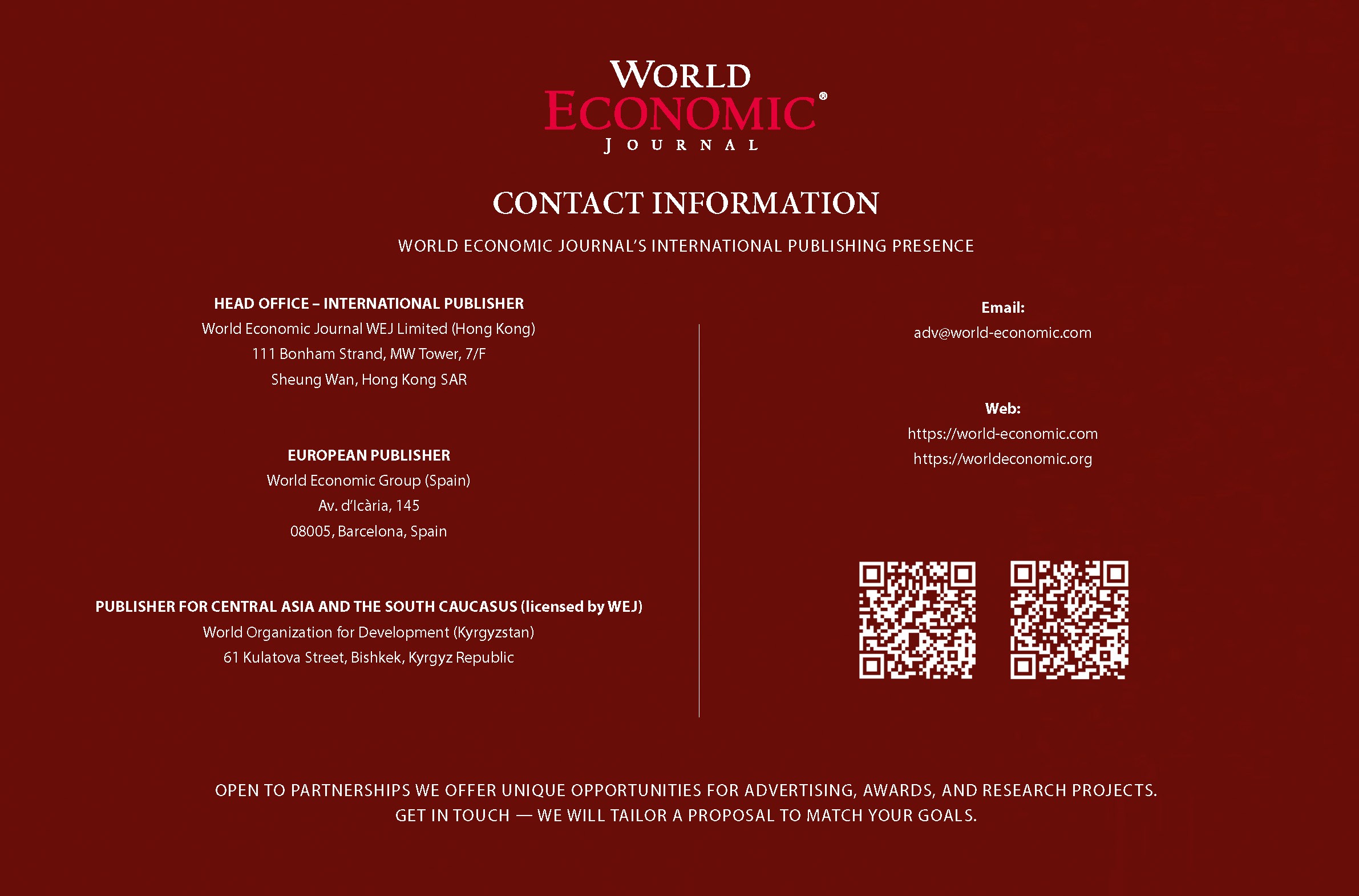 ADVERTISING & PARTNERSHIP