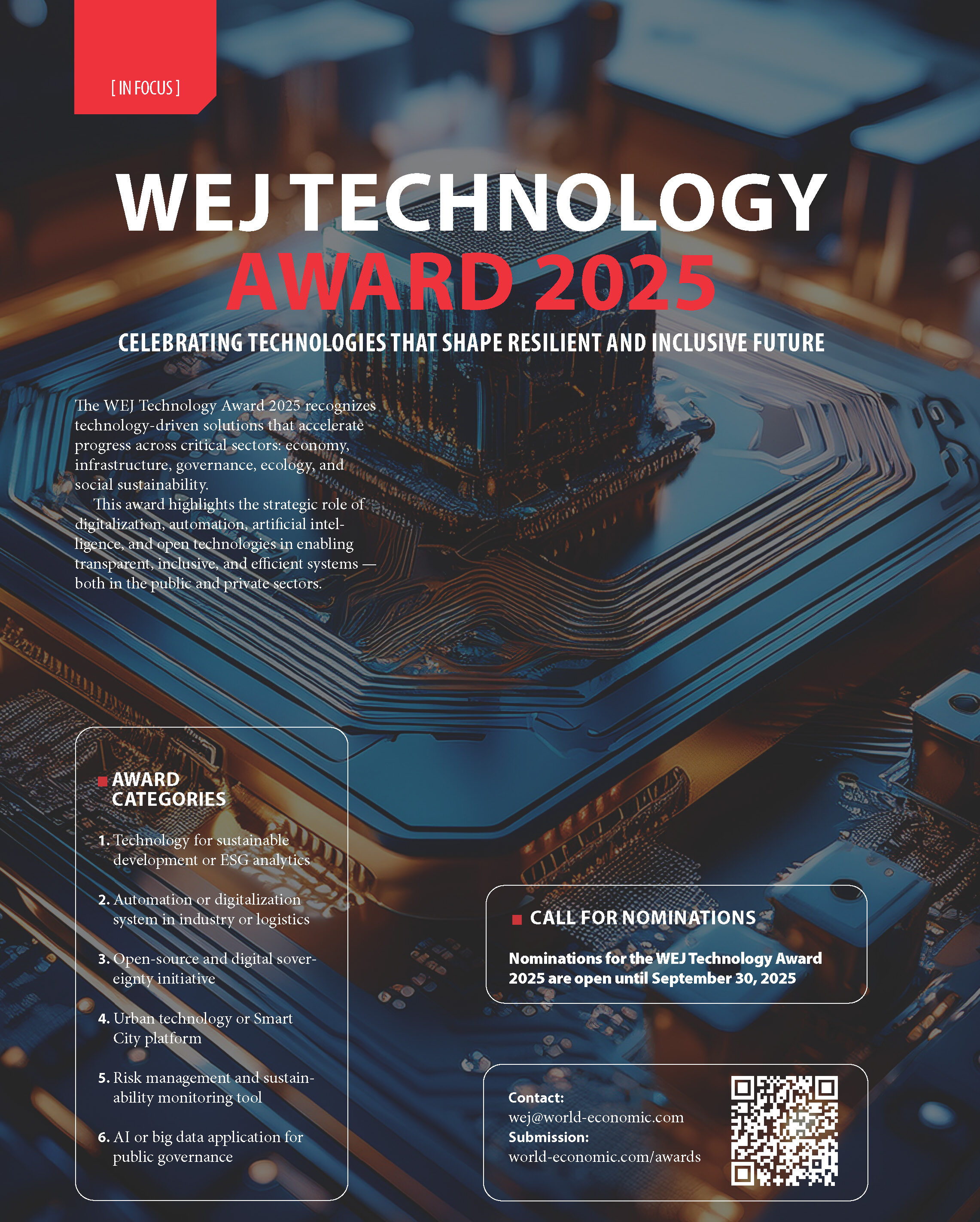 WEJ TECHNOLOGY AWARD 2025