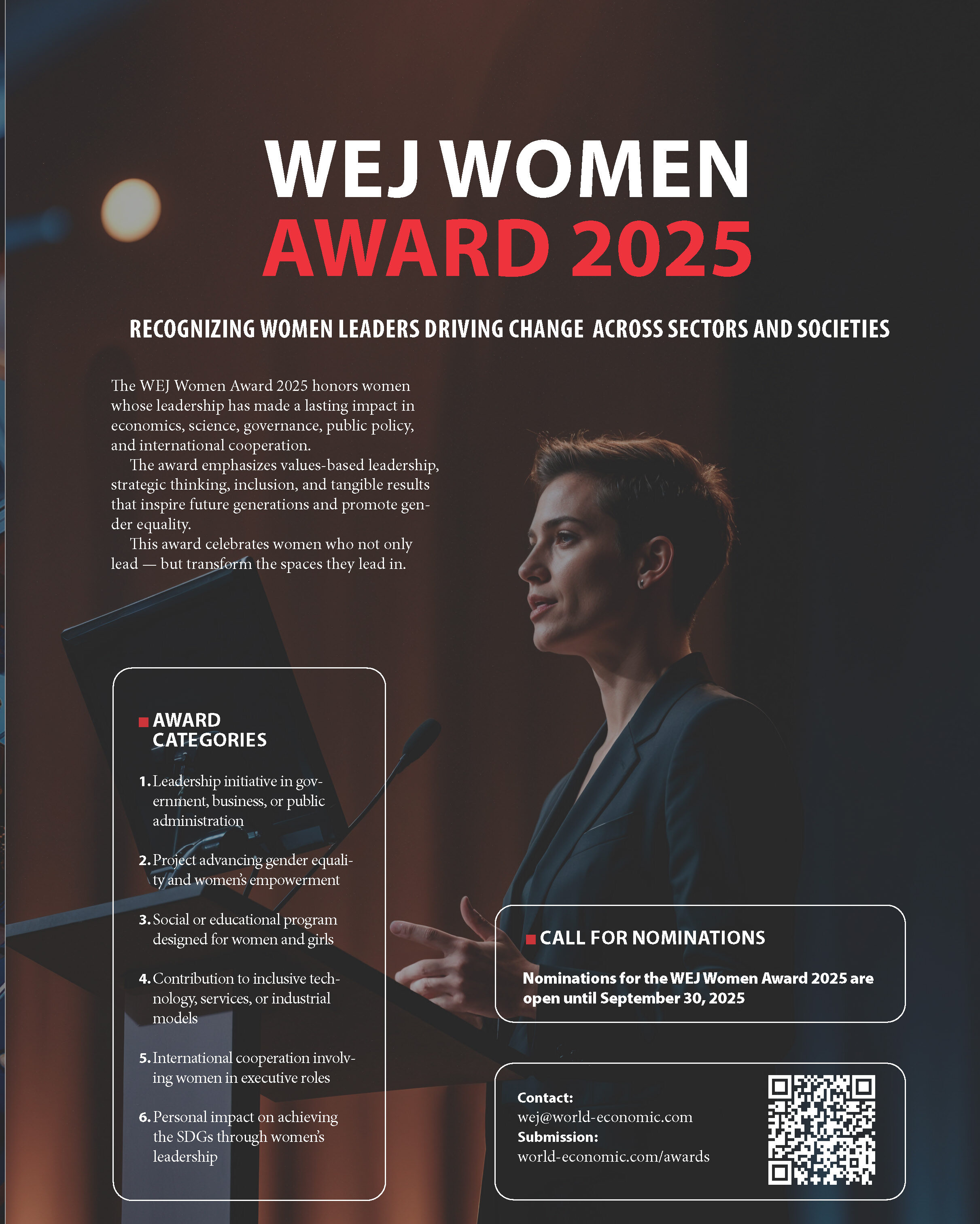 WEJ WOMEN AWARD 2025 