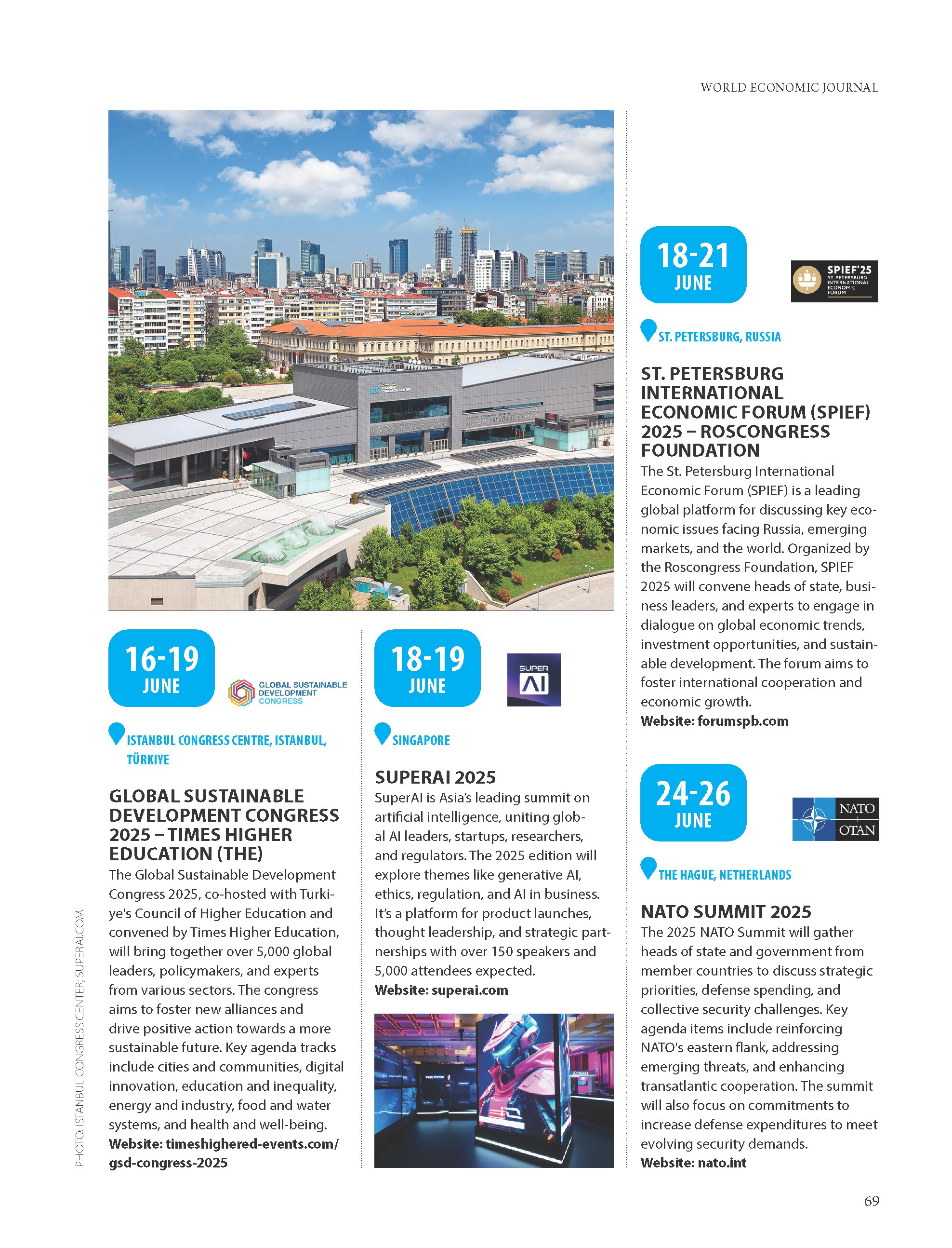 EVENTS: MAY - AUGUST 2025